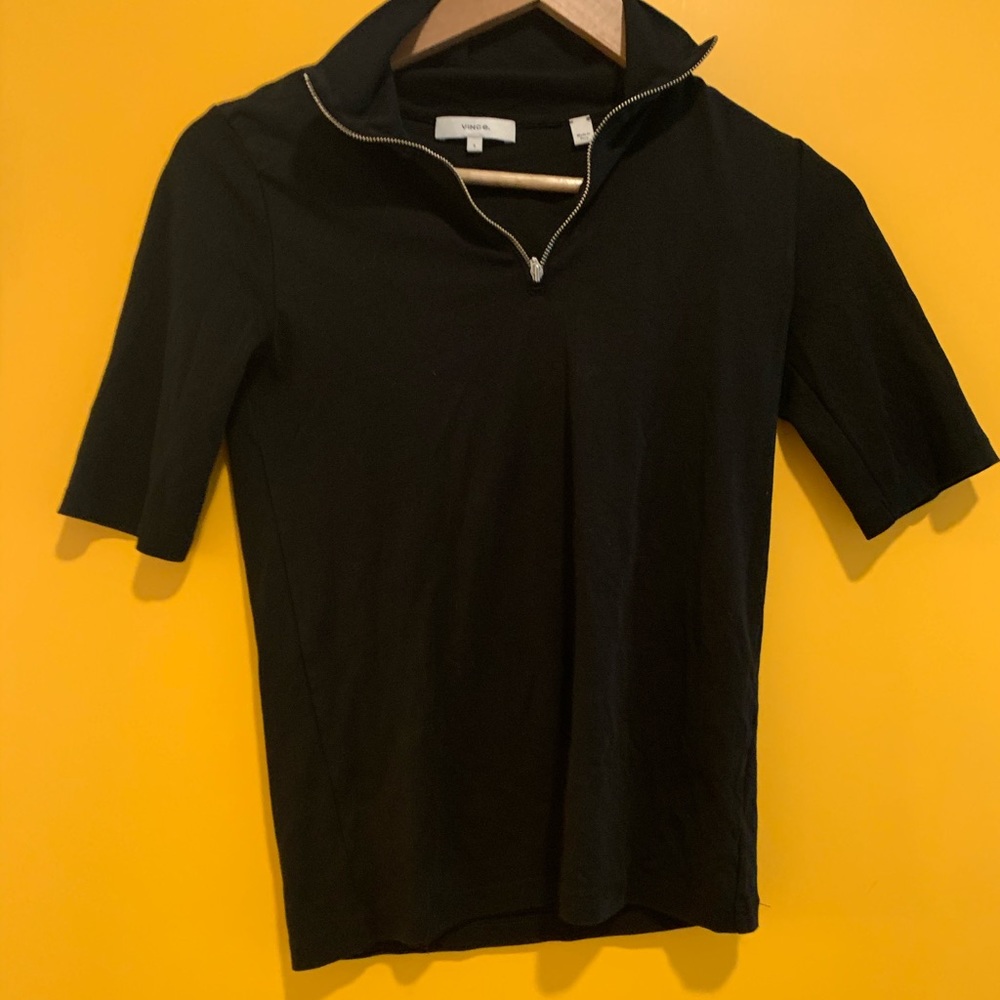 Vince half zip shirt